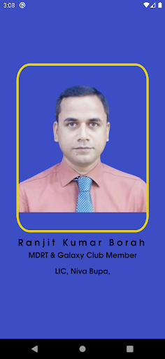 Android application LIC RANJIT BORAH screenshort