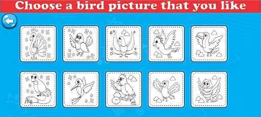 Coloring Cute Birds Screen 3