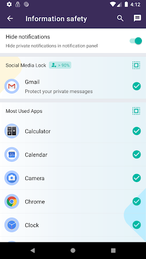 AppLock Pro Screen 3