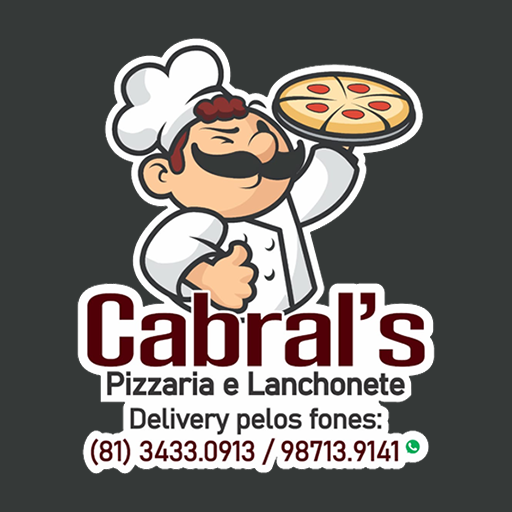 Cabral lanches e pizzaria logo