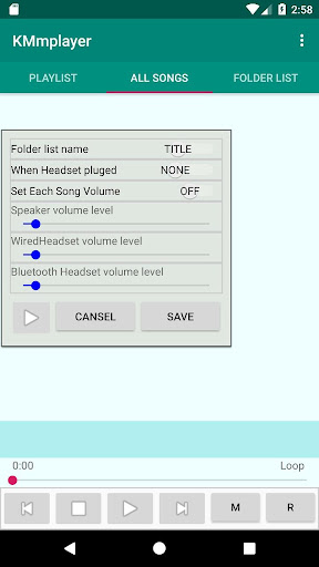 Music player Screen 3
