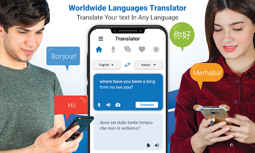 Android application Translate All Language - Voice screenshort