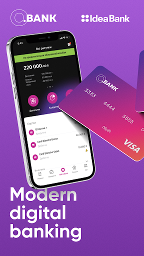 Android application O.Bank: mobile banking screenshort