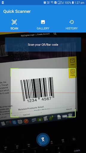 QR Code Scanner Screen 2