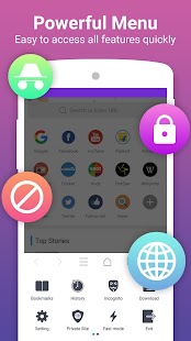 Yo Browser - Fast, Secure, Pow Screenshot