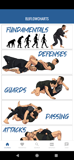 Android application BJJFlowCharts screenshort