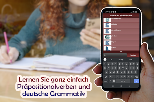 Android application Verben mit Präpositionen screenshort