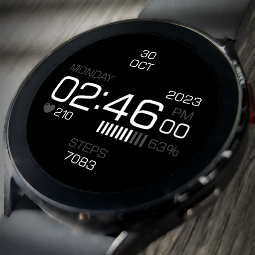 Android application Key099 Digital Watch Face screenshort