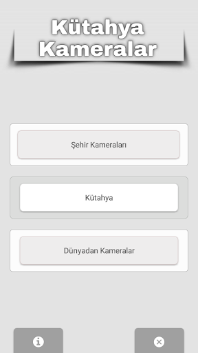 Android application Kütahya Şehir Kameraları screenshort