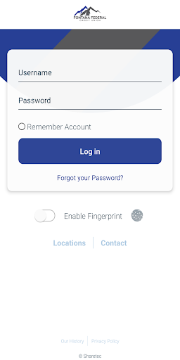 Android application Fontana FCU screenshort