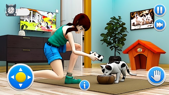 #3. Pregnant Cat Kitty Pet Games (Android) By: Games Kingdom Studio