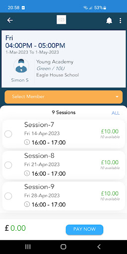 The Tennis School Screen 3