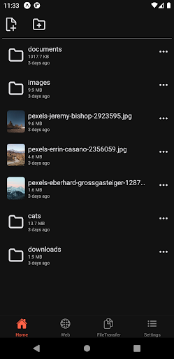 Android application Secure File Manager screenshort