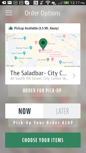 The Salad Bar Screen 2