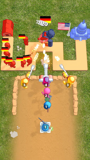 Android application World War 2048 screenshort