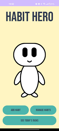 Android application Habit Hero screenshort