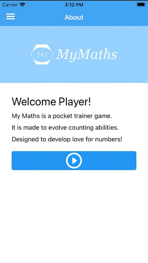 Android application My Maths screenshort