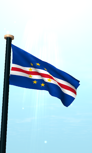 Cape Verde Flag 3D Free Screen 2