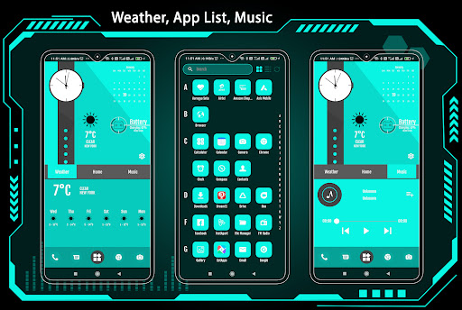 Screenshot of Home Launcher - lock, Hide App