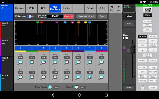 TouchMix-8/16 Control Screen 3