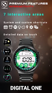 Digital One Watch Face Tangkapan layar