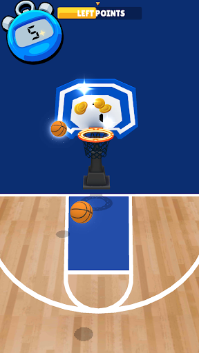 Android application Sliding Hoops screenshort