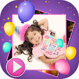 Birthday Photo Video Maker icon