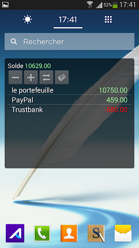 Aperçu de l'application