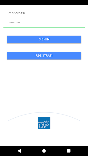 Android application Mymemocare screenshort