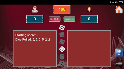 Farkle Dice Screen 2