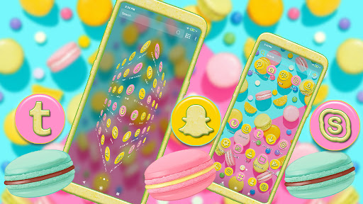 Sweet Macaron Theme Screen 2