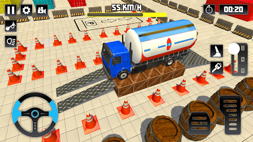 Android application Oil Tanker Truck Games Parking screenshort