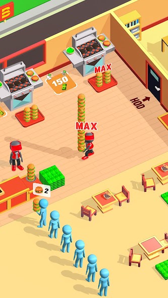 Burger Tycoon: My Burger Games 0.0.5 APK + Мод (Unlimited money) за Android