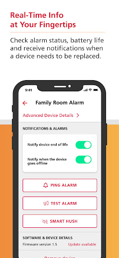 Android application The Kidde App screenshort