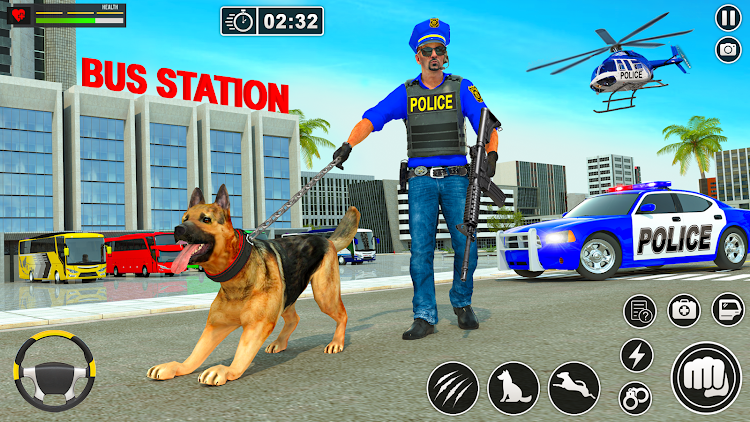 Police Dog Bus Station Crime - 1.1.1 - (Android)
