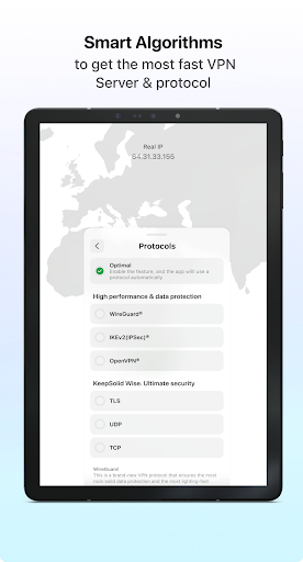 Screenshot of KeepSolid VPN Unlimited