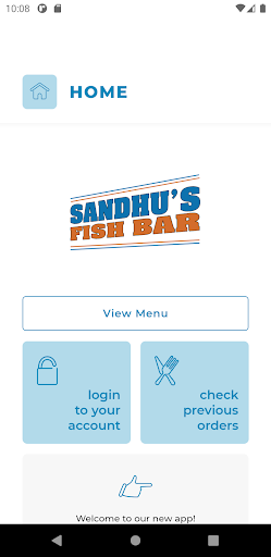 Android application Sandhus Fish Bar NE15 screenshort