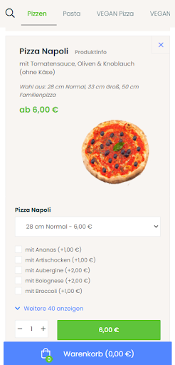Pizzeria Italia Datteln Screen 3