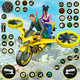 Flying Bike Driving Simulator च्या आयकनची इमेज