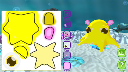 Android application Aquarium Coloring 3D - AR screenshort