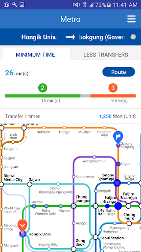 Korea Subway Bus Screen 3