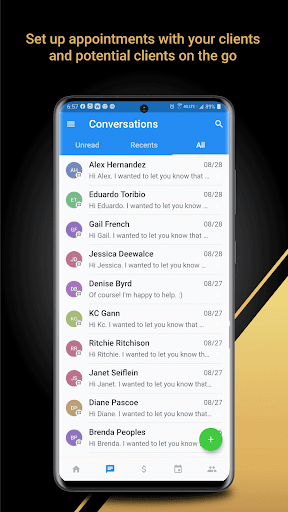 Android application Levyr screenshort