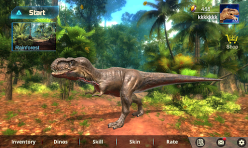 Tyrannosaurus Simulator 1.2.1 APK + Mod (Unlimited money) إلى عن على ذكري المظهر
