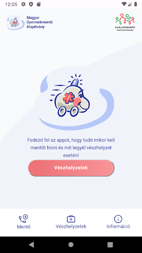 Android application Gyermek Elsősegély screenshort