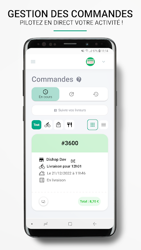 Dishop Dashboard Screen 2