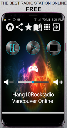 Android application Hang10Rockradio Vancouver Onli screenshort