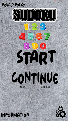 Android application KlasSudoku screenshort