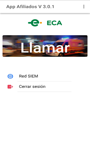 Android application ECA Afiliados screenshort