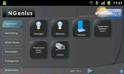 Android application NGenius screenshort
