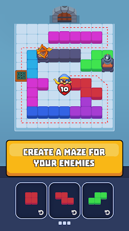 Game screenshot Tower Defense: TD Block Puzzle mod apk